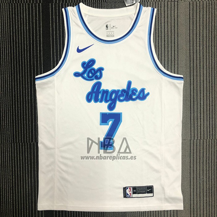 Camiseta Los Angeles Lakers Carmelo Anthony NO 7 Classic 2019-20 Blanco